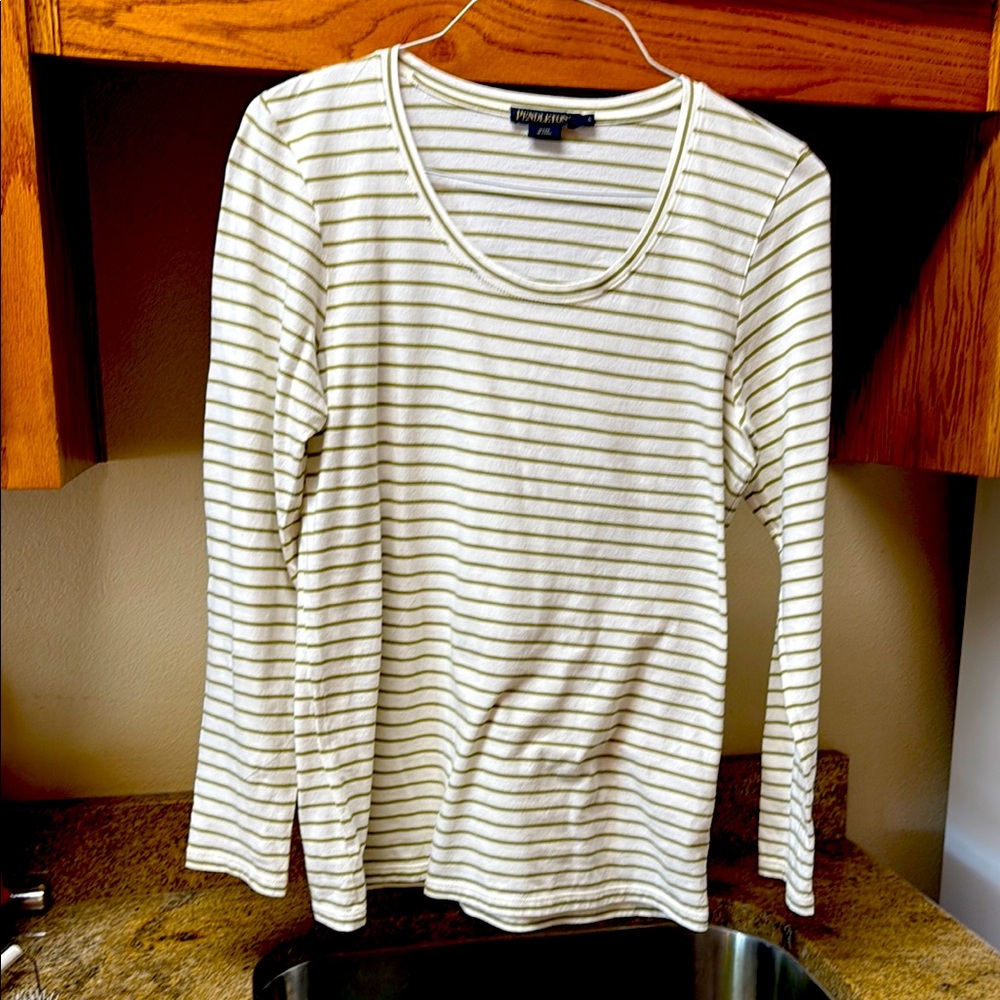 Women's Striped Long Sleeve Top